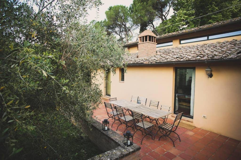 Villa Capannina Vico d'Arbia Esterno foto